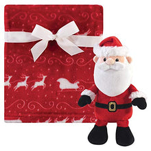 Load image into Gallery viewer, Hudson Baby Unisex Baby Plush Blanket with Toy, Santa, One Size
