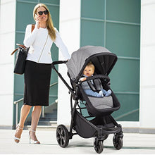 Load image into Gallery viewer, Costzon Infant Stroller, 2-in-1 Convertible Bassinet, Foldable Baby Carriage with Foot Cover, 5-Point Harness, Adjustable Recliner, Handlebar, Large Storage Basket (Gray)
