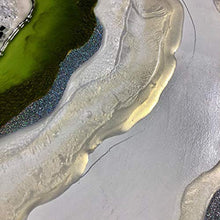 Load image into Gallery viewer, MEYSPRING White Chalcedony Golden Interference Mica Powder - Epoxy Resin Pigment Ivory - Metallic Mica Powder - White Gold Powder - 50 Grams
