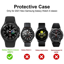 Load image into Gallery viewer, [6+6] Pack for Samsung Galaxy Watch 4 Classic 46mm Case with Screen Protector, Haojavo Soft TPU Cover Protective Bumper Shell + Tempered Glass Screen Protector Film for Galaxy Watch 4 Classic 46mm
