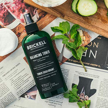 Load image into Gallery viewer, Brickell Men's Balancing Toner For Men, Natural and Organic Alcohol-Free Cucumber, Mint Facial Toner with Witch Hazel, 8 Ounce, Scented
