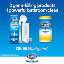Load image into Gallery viewer, Clorox ToiletWand Disinfecting Refills, Disposable Wand Heads, blue Original, 30 Count
