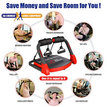 Load image into Gallery viewer, MBB Ab Crunch Machine,Exercise Equipment for Home Gym Equipment for Strength Training with Resistance Bands, Abs and Total Body Workout,Sole Brand and Patent Owner

