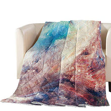Load image into Gallery viewer, T&amp;H XHome Luxury Quilted Comforter Bedspread-Thin Soft Cozy,Abstract Painting Reversible Stitched Summer Lightweight Quilt Coverlet for All Season Oversized California King Size
