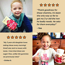 Load image into Gallery viewer, Renzo's Iron Supplements for Kids, Dissolvable Vegan Iron Supplement for Children, Sugar Free Iron Supplements for Anemia, Oh-Oh-Oh Orange Flavor, 90 Melty Tabs
