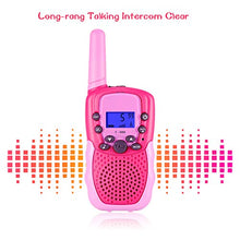 Load image into Gallery viewer, Selieve Toys for 3-12 Year Old Girls, Walkie Talkies for Kids 22 Channels 2 Way Radio Toy with Backlit LCD Flashlight, 3 Miles Range for Outside, Camping, Hiking
