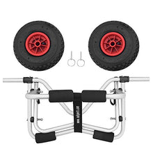 Load image into Gallery viewer, Kayak Trolley Cart with Airless Tires - 140LB Capacity for Transporting Kayak, Paddleboard, SUP, Canoe – Aluminum Frame by RAD Sportz (White)
