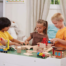 Load image into Gallery viewer, Melissa &amp; Doug Wooden Railway Set
