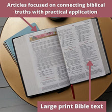 Load image into Gallery viewer, The NKJV, Woman's Study Bible, Leathersoft, Blue, Red Letter, Full-Color Edition: Receiving God's Truth for Balance, Hope, and Transformation
