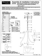 Load image into Gallery viewer, Progress Lighting P4417-77 6-Light Two-Tier Torino Chandelier, Forged Bronze
