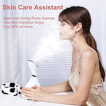 Load image into Gallery viewer, Facial Steamer - Surwit 10X Penetration Pro Nano Ionic Face Steamer for Facial, Unclogs Cleansing Pores Moisturizing Spa Humidifier, with Free Blackhead Remover Kit, Hair Band, Face Brush
