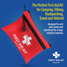 Load image into Gallery viewer, First Aid Kit - 100 Piece - Small First Aid Kit for Camping, Hiking, Backpacking, Travel, Vehicle, Outdoors - Emergency &amp; Medical Supplies
