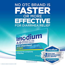 Load image into Gallery viewer, Imodium A-D Anti-Diarrheal Medicine Softgels, 2 mg Loperamide Hydrochloride, 24 ct.
