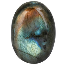 Load image into Gallery viewer, mookaitedecor Natural Labradorite Pocket Palm Stone Worry Stones Therapy Crystal Healing Gemstone Irregular Shape
