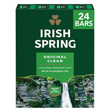 Load image into Gallery viewer, Irish Spring Men's Deodorant Bar Soap, Original Scent - 3.7 ounces (24 Count)
