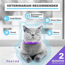Load image into Gallery viewer, Healex Cat Calming Collar for Cats | Purrfect to Reduce Your Pet’s Anxiety or Aggression | Pheromones for Cats &amp; Cat Anxiety Relief | Cat Calming Products for Kittens | 2-Month Protection, 1 Collar
