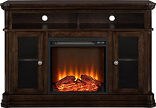 Load image into Gallery viewer, Ameriwood Home Brooklyn Electric Fireplace TV Console for TVs up to 50", Espresso

