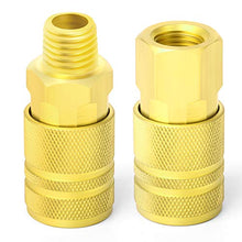 Load image into Gallery viewer, Taisher Air Hose Fittings, 1/4''NPT Quick Connect Air Coupler and Plug Kit, I/M Type, 14 Pieces Air Compressor Accessories Fittings
