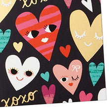 Load image into Gallery viewer, Hallmark Kids Mini Valentines Day Cards Assortment, 18 Cards with Envelopes (Gold Foil Happy Hearts) Gold Happy, 5ETV1031
