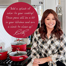 Load image into Gallery viewer, Rachael Ray Brights Nonstick Pasta Stock Pot with Lid and Spout, 8 Quart, Red Gradient
