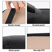 Load image into Gallery viewer, Amiss Car Center Console Pad, Universal Waterproof Car Armrest Seat Box Cover, Car Interior Accessories, Carbon Fiber PU Leather Auto Armrest Cover Protector for Most Vehicle, SUV, Truck, Car (Black)
