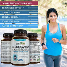 Load image into Gallery viewer, Glucosamine Chondroitin MSM Turmeric 2100mg - 3X Triple Strength Joint Supplement for Men &amp; Women. Supports Pain Relief for Knees, Back, Hips &amp; Inflammation. Gluten-Free &amp; Non-GMO
