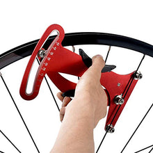 Load image into Gallery viewer, N/N Bike Accessories Spoke Tension Meter Tool, Aluminum Alloy Bicycle Wheel Tool Wire Tension Adjustment Tool, Adjustable Repair Road Bike Indicator Meter Tensiometer
