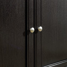 Load image into Gallery viewer, Sauder Bleeker Street Cabinet with Doors, Obsidian Oak finish
