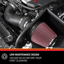 Load image into Gallery viewer, K&amp;N Cold Air Intake Kit: High Performance, Guaranteed to Increase Horsepower: Fits 2015-2019 Ford F150, 2.7L V6,63-2593
