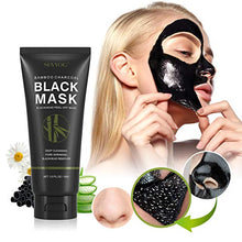 Load image into Gallery viewer, Blackhead Peel Off Face Mask, SHVYOG 3-in-1 Blackhead Remover Charcoal Mask with Brush &amp; Tea Tree Serum, Purifying &amp; Deep Cleansing Black Mask for Blackheads, Dirt, Acne, Pores Shrinking (100g+30ml)
