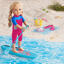 Load image into Gallery viewer, Journey Girls Summer Surf Set for 18 Inch Dolls, Includes Surfboard and Wet Suit, Amazon Exclusive, by Just Play

