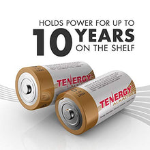 Load image into Gallery viewer, Tenergy 1.5V D Alkaline LR20 Battery, High Performance D Non-Rechargeable Batteries for Clocks, Remotes, Toys &amp; Electronic Devices, Replacement D Cell Batteries, 24-Pack
