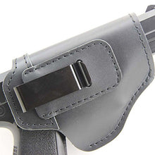 Load image into Gallery viewer, IWB Leather Holster for Inside Waistband Concealed Carry Fits:S&amp;W M&amp;P Shield-Glock19 26 29 30 32 43-Beretta Px4-RUGER EC9s-SIG-HK-Taurus-XDS or Similar Sized Handguns
