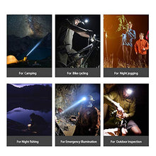 Load image into Gallery viewer, Headlamp 12000 Lumen Ultra Bright CREE LED Work Headlight Micro-USB Rechargeable, 4 Modes Head Lamp Waterproof Headlamps for Camping Hiking Hunting Hard Hat Workers
