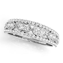 Load image into Gallery viewer, 0.50 Ctw. Diamond Delicate Wedding Band In 14K White Gold
