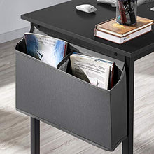 Load image into Gallery viewer, Yaheetech Home Office Desk &amp; Chair Set/Ergonomic Black Mesh Computer Chair and 47" Computer Desk with Storage Bag &amp; Headphone Hook/Adjustable Rolling Swivel Chair/Indusrtal Workstation for Small Space

