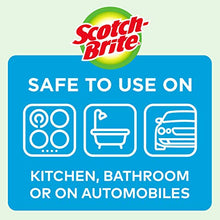 Load image into Gallery viewer, Scotch-Brite Dobie Cleaning Pads, Ideal for Washing Dishes, Cleaning Kitchen and Bathroom, Scours Without Scratching, 3 Pads
