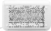 Load image into Gallery viewer, BLACK+DECKER Bug Zapper | Electric UV Insect Catcher &amp; Killer for Flies, Mosquitoes, Gnats &amp; Other Flying Pests | 6,000 Sq/Ft Coverage for Home, Kitchen, Covered Patio &amp; Other Indoor/Outdoor Areas

