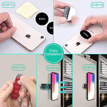 Load image into Gallery viewer, [2 Pack] Magnetic Phone Car Mount, Oqtiq Multi-Functional Phone Holder Stick On Rectangle Flat Car Dashboard Magnetic Car Mount Holder for Cell Phones and Mini Tablets iPad-Extra Strong with 8 Magnets

