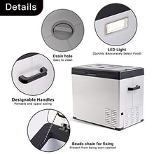 Load image into Gallery viewer, Donmende 54 Quart RV Refrigerator/Freezer Compact Vehicle Car Fridge Compressor Electric Cooler for Car,Truck,RV,Boat,Outdoor and Home use 12/24V DC and 90-250 AC,Cooling to -4F
