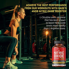 Load image into Gallery viewer, Nitric Oxide Supplement - L Arginine Capsules – Helps to Improve Energy, Endurance &amp; Performance - Pre Workout - Muscle Builder - with All Essential Amino Acid, Maca Root &amp; Beet Root Powder
