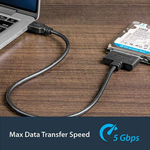 Load image into Gallery viewer, StarTech.com SATA to USB Cable - USB 3.0 to 2.5” SATA III Hard Drive Adapter - External Converter for SSD/HDD Data Transfer (USB3S2SAT3CB)
