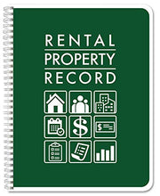 Load image into Gallery viewer, BookFactory Rental Property Record Book/Rental Property Log Book - Wire-O, 100 Pages, 8.5" x 11" (LOG-100-7CW(RentalProperty))
