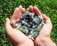 Load image into Gallery viewer, Natural Labradorite Crystal Healing Pendant - For Throat Chakra | Enhances Intuition, Highly Mystical. Relieves Fears &amp; Insecurities. Builds Self-Trust. Cleanses &amp; Protects Aura | With Stylish Chain
