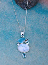 Load image into Gallery viewer, YoTreasure Solid 925 Sterling Silver Moonstone Chain Pendant 1.65"
