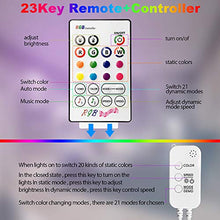 Load image into Gallery viewer, LED Strip Lights,Reemeer RGB LED Strip Lights Kit 32.8ft/10M SMD5050 300 LEDs Color Changing LED Lights Strip with Remote APP Control Sync to Music Apply LED Lights for Bedroom Kitchen Party
