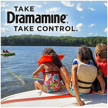 Load image into Gallery viewer, Dramamine Motion Sickness for Kids, Chewable, Dye Free, Grape Flavored, 8 Count
