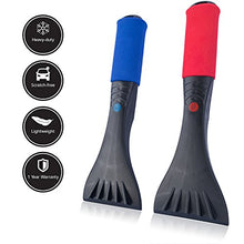 Load image into Gallery viewer, Premium Ice Scraper Set (2 Pack) Heavy-duty Frost and Snow Removal for Car Windshield and Window
