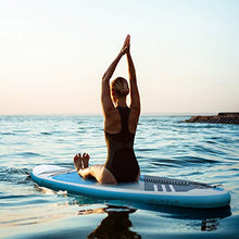 Load image into Gallery viewer, EGGORY Inflatable Stand Up Paddle Board,10'6"x 32"x 6" | SUP Surfboard with Premium SUP Accessories &amp; Backpack, Adj Paddle, Pump, Leash, Valve Adjuster | Youth &amp; Adult Surfing Boat, White
