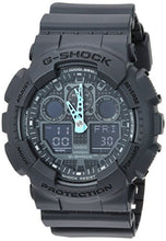 Load image into Gallery viewer, Casio Men's G-Shock Analog-Digital Watch GA-100C-8ACR, Grey/Neon Blue
